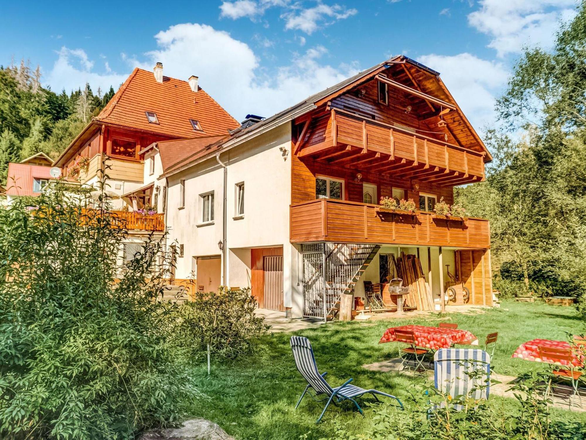 Apartment Thuringian Forest With Balcony Gießübel Exteriér fotografie